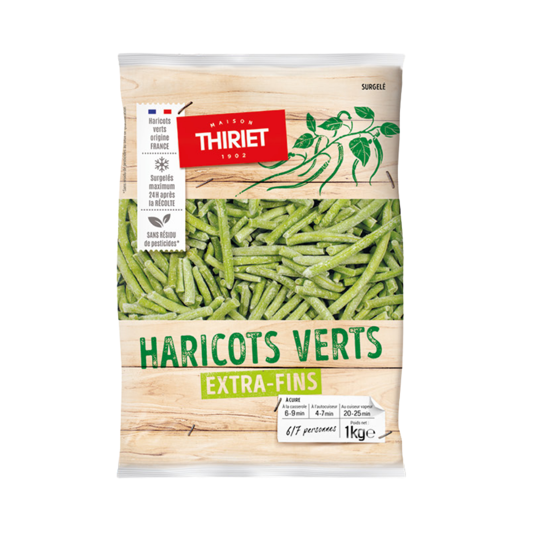 HIGH-GRADE FRENCH BEANS 1KG 6-7 PORTIONS (