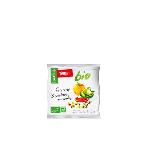 DICED BELL PEPPERS 3 COLOURS 450G 3 PORTIONS (#113105)