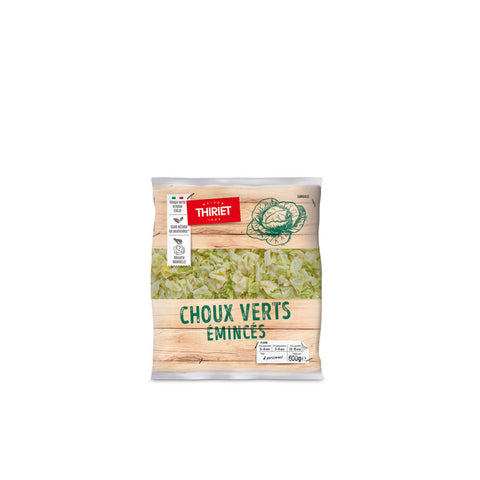 CHOPPED GREEN CABBAGE 600G 4 PORTIONS (#113112)