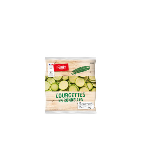 SLICED ZUCCHINIS 1KG 6-7 PORTIONS (#113120)