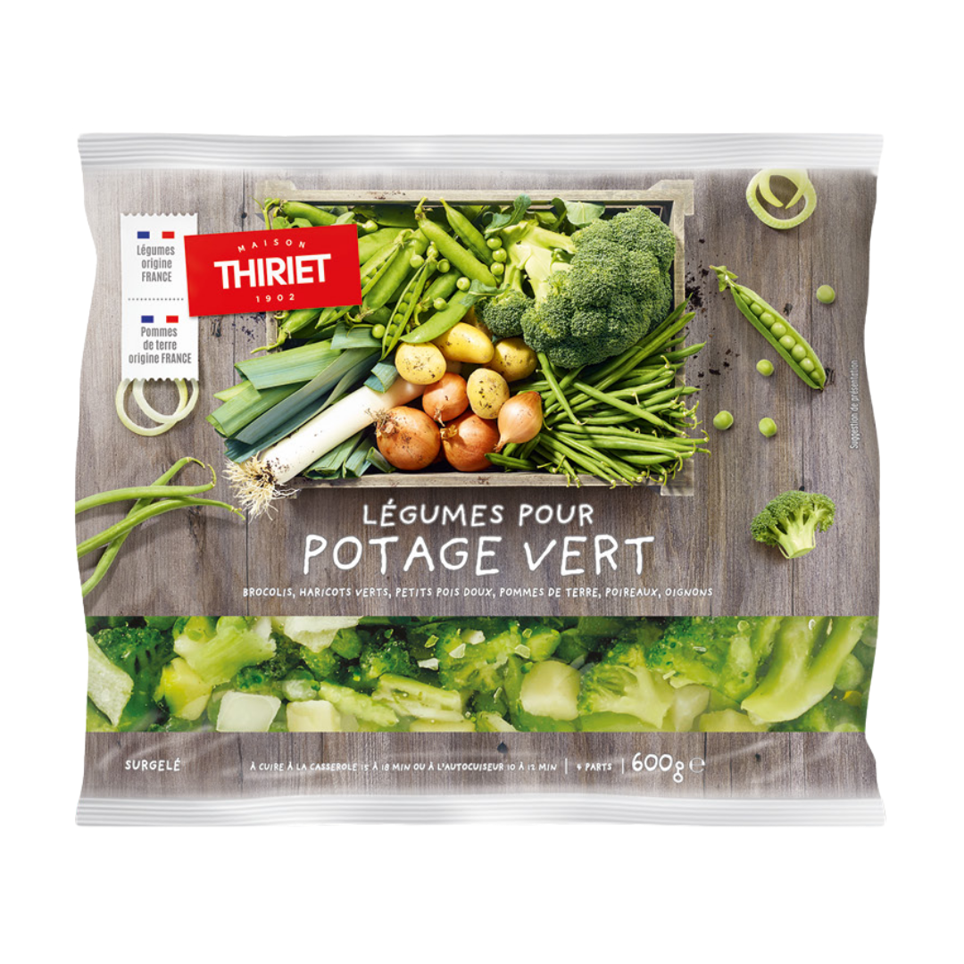 GREEN SOUP VEGETABLE MIX 600G 4 PORTIONS (