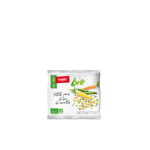 ORGANIC CARROT-GREEN PEAS MIX 600G (#113126)