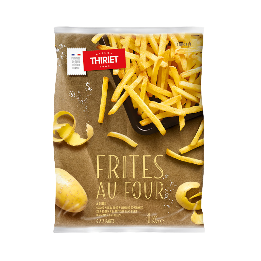 OVEN-BAKED FRENCH FRIES 1KG 6-7 PORTIONS (