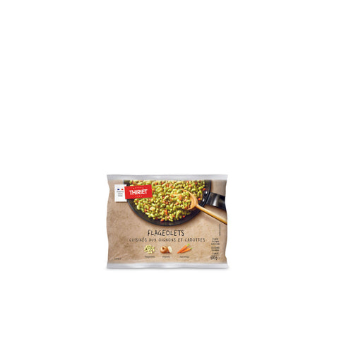 COOKED FLAGEOLETS W ONIONS GRILLED TOMATOES 600G 4 PORTIONS (#113163)