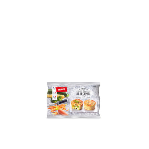 VEGETABLE GRATINS 400G 4 PIECES (#113183)