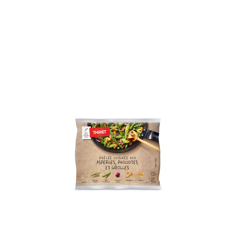 PAN-FRIED ASPARAGUS PHOLIOTES GIROLLES 300G 3 PORTIONS (#113185)