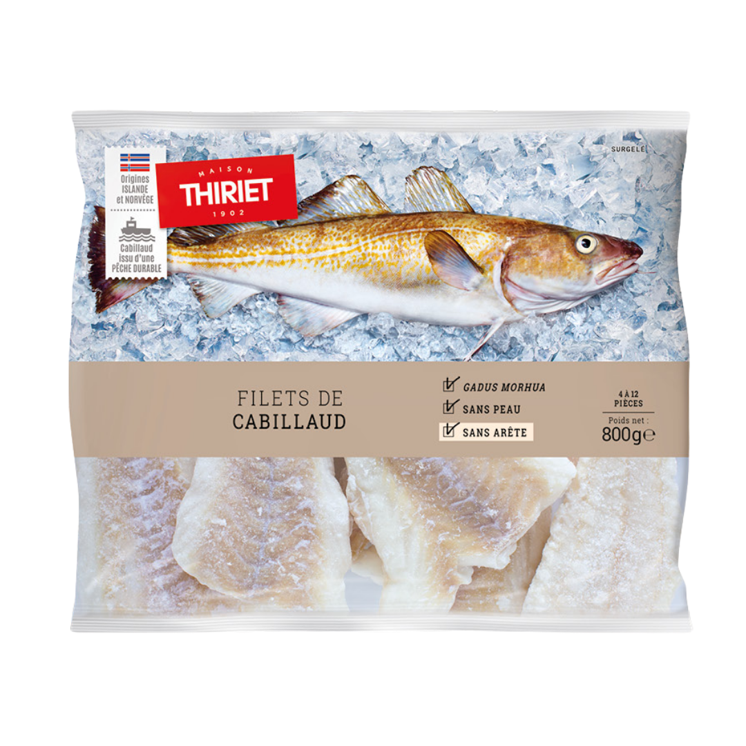 COD FILLETS ECO FISHING 800G (