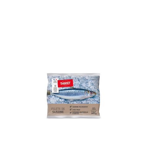 SARDINE FILLETS WITH SKIN 500G 8-17 PIECES (#113194)