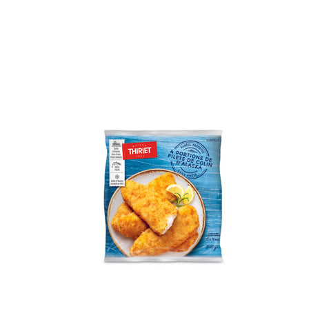 BREADED ALASK COLEY FILLETS ECO FISHING 640G 4 PIECES (#113209)