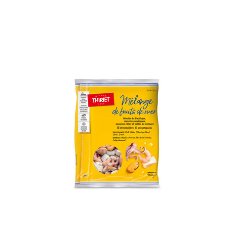 MIXED SEAFOOD MUSSELS-SHRIMPS-SQUIDS ECO FISHING 500G (#113213)