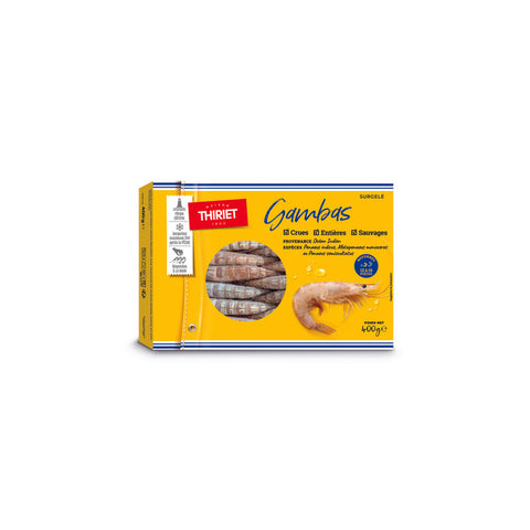 RAW WHOLE WILD PRAWNS ECO FISHING 400G 12-16 PIECES (#113218)