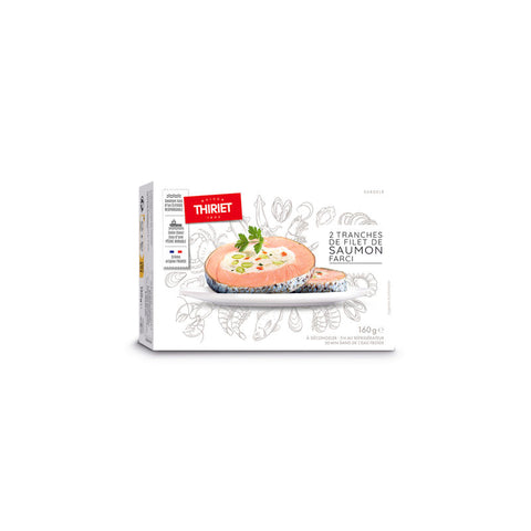 SLICES STUFFED SALMON FILLET 160G 2 PORTIONS (#113295)
