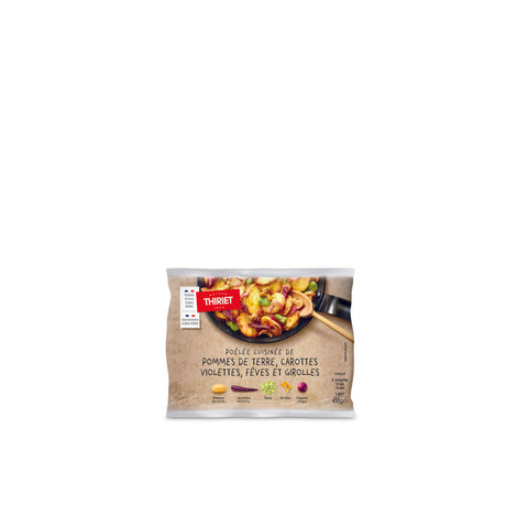 PAN-FRIED POTATOES PURPLE CARROTS BEANS CHANTERELLES 450G (#113318)