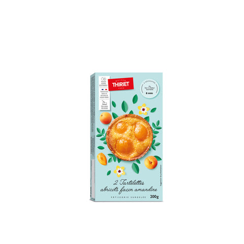 APRICOT TARTLETS AMANDINE STYLE 200G 2 PIECES (#113340)