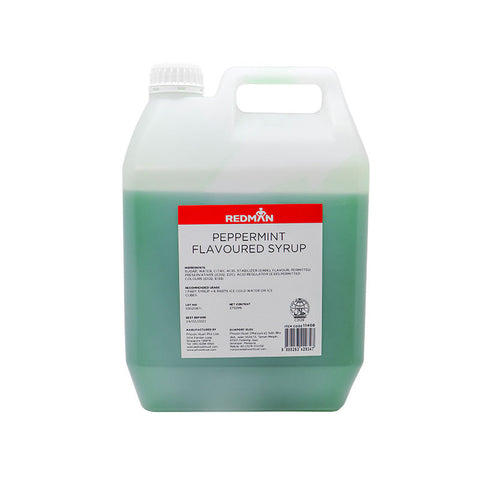 PEPPERMINT FLAVOURED SYRUP 5KG (#11408)