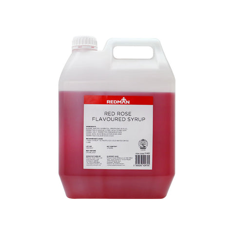 RED ROSE FLAVOURED SYRUP 5KG (#11451)
