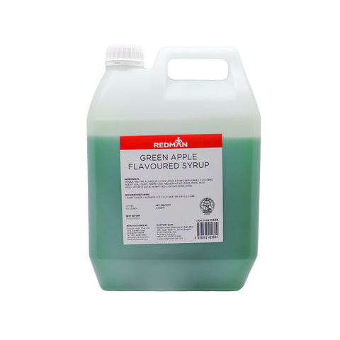 GREEN APPLE FLAVOURED SYRUP 5KG (#11469)
