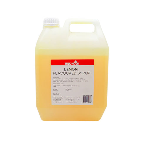 LEMON FLAVOURED SYRUP 5KG (#11475)