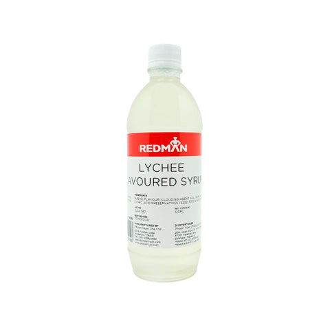 LYCHEE FLAVOURED SYRUP 510ML (#11488)