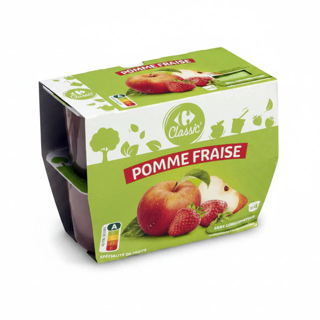APPLE STRAWBERRY DESSERT 100G (
