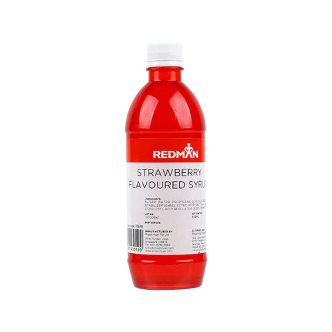 STRAWBERRY FLAVOURED SYRUP 510ML (#11526)