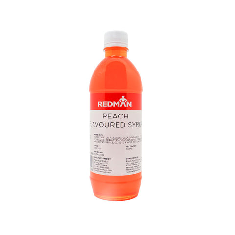 PEACH FLAVOURED SYRUP 510ML (#11528)