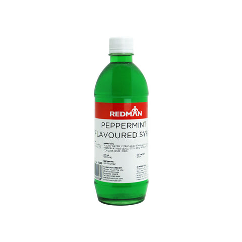 PEPPERMINT FLAVOURED SYRUP 510ML (#11535)