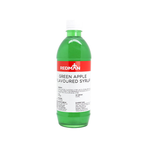 GREEN APPLE FLAVOURED SYRUP 510ML (#11551)