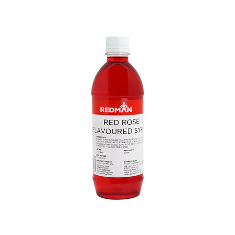 RED ROSE FLAVOURED SYRUP 510ML (#11565)