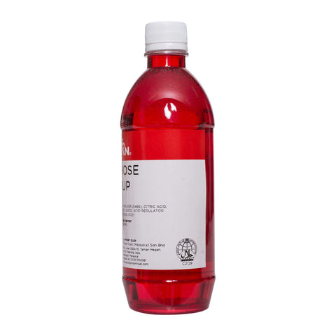 RED ROSE FLAVOURED SYRUP 510ML (#11565)