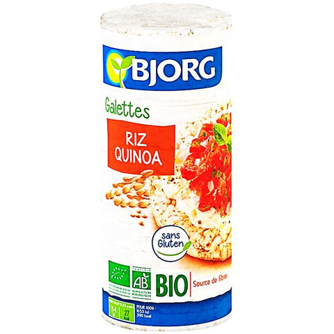 ORGANIC QUINOA RICE CAKES 130G (#118041)