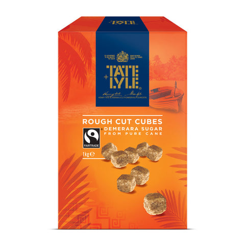 ROUGH CUT CUBES DEMERARA SUGAR 1KG (#115914)