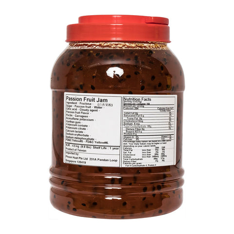 PASSIONFRUIT JAM WITH SEEDS 4.5KG (#11640)