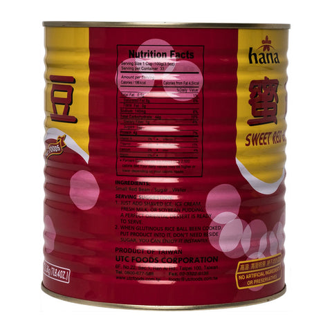 RED BEAN IN HONEY SYRUP 3.3KG (#11661)