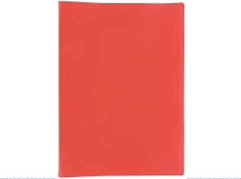 RED CLEAR BOOK 80 A4 (#127606)