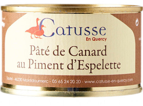 DUCK PATE WITH ESPELETTE PEPPER 130G (#122437)