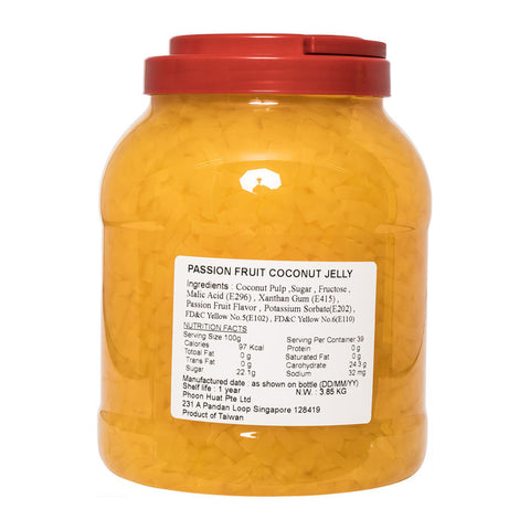 NATA DE COCO PASSION FRUIT 4KG (#11678)