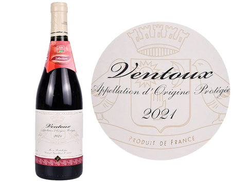 RED WINE COTEAUX DU VENTOUX 2021 75CL (#122471)