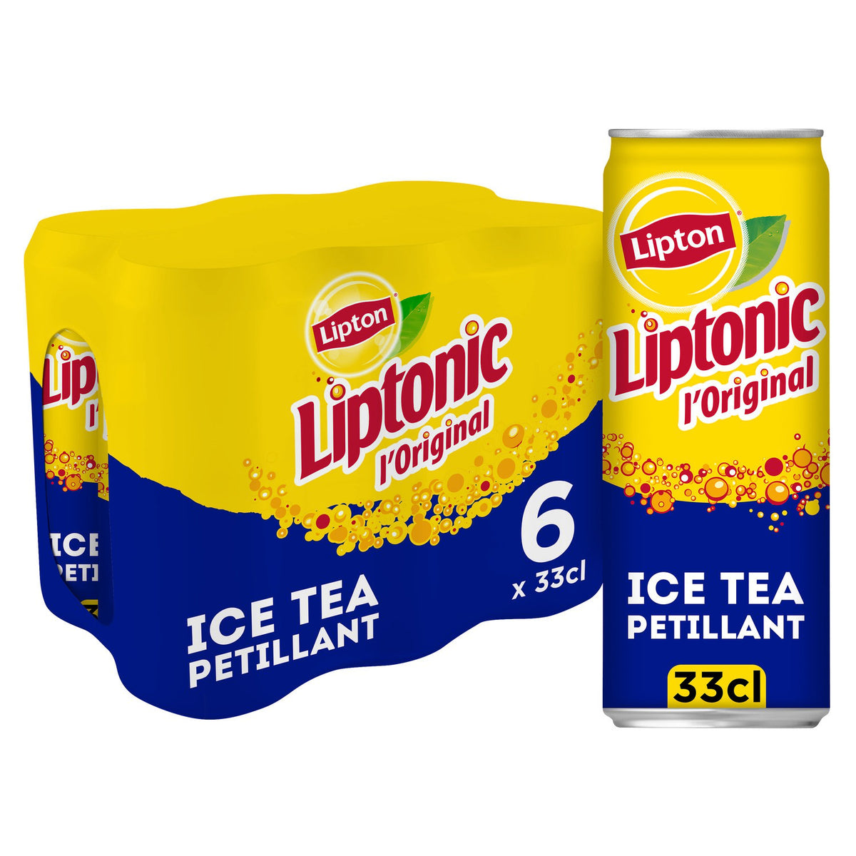 LIPTONIC FIZZY ICED TEA 33CL (