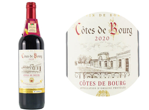 RED WINE COTES DE BOURG 2020 75CL (#126976)