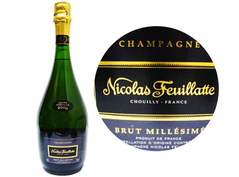 CHAMPAGNE BRUT NICOLAS FEUILLATTE 2017 75CL (#118859)