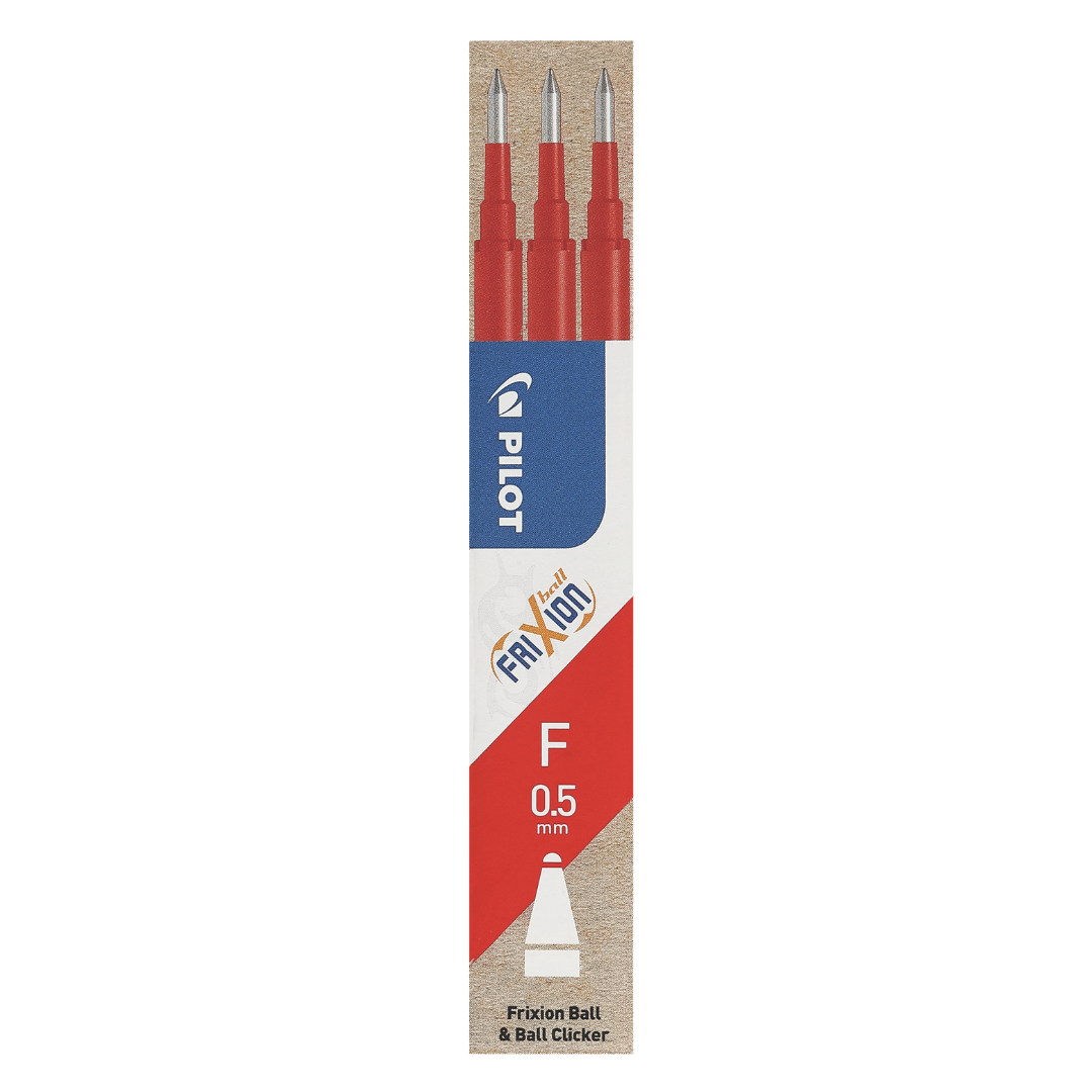 STN FRIXION RED 3 REFILL 0.5MM PILOT (