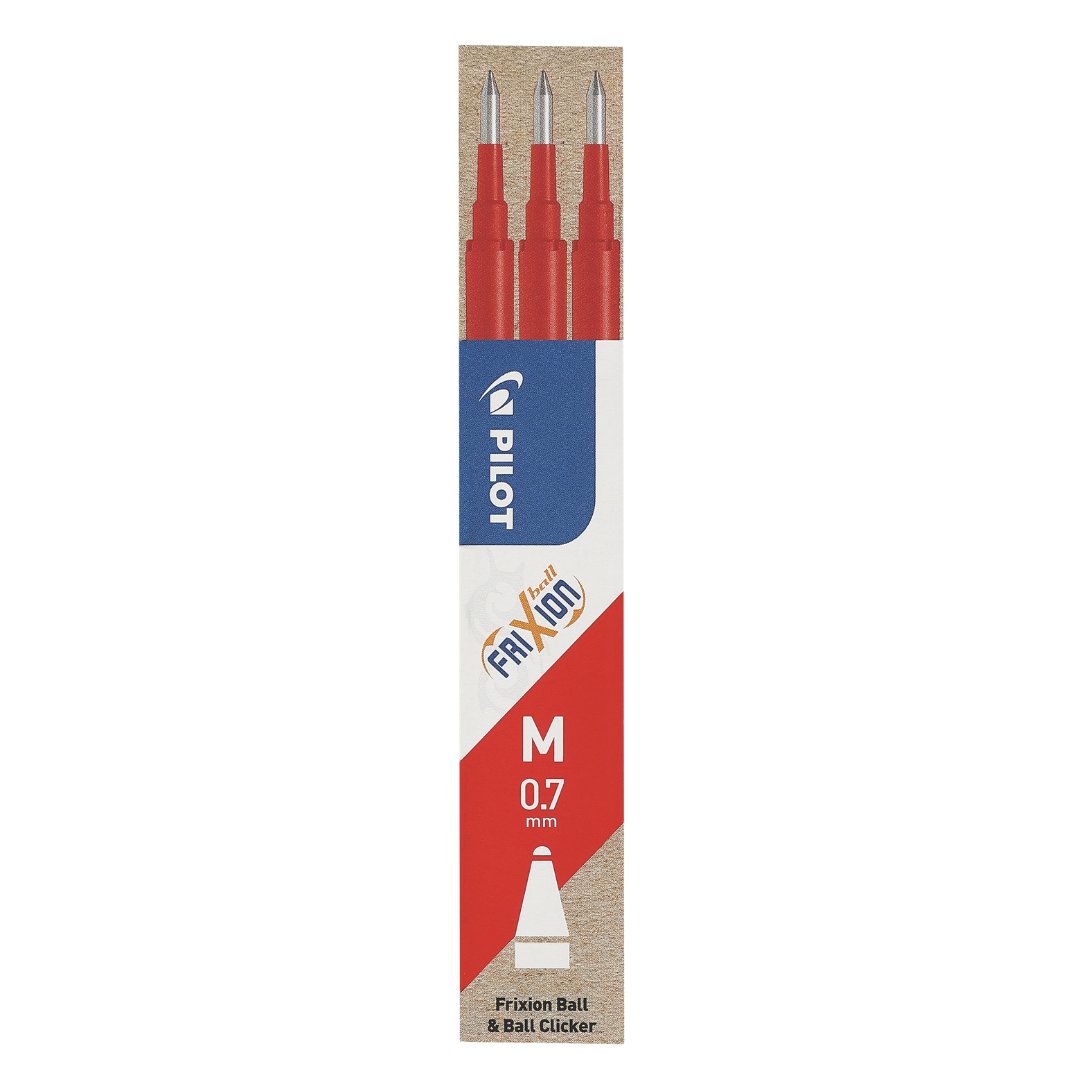 STN FRIXION RED 3 REFILL 0.7MM PILOT (