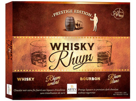 WHISKEY RUM PRESTIGE CHOCOLATE 220G (#126776)