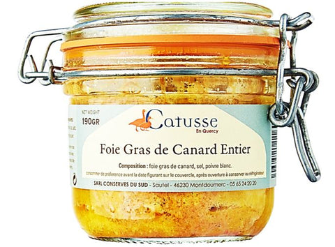 WHOLE DUCK FOIE GRAS 190G (#122434)