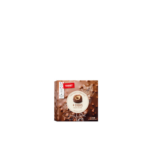 EXQUIS ROCHER STYLE CHOCOLATE DESSERT 340G 4PC (#120614)