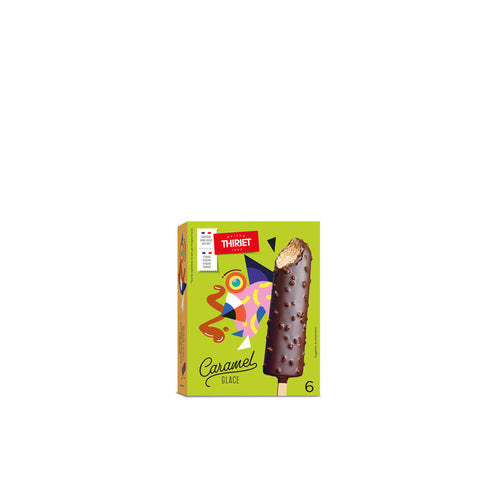 ICE CREAM STICKS CARAMEL 240G 6PC (#120616)