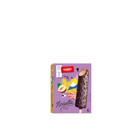 ICE CREAM STICKS HAZELNUT 240G 6PC (#120619)
