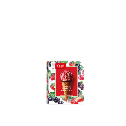 CONES RED FRUITS 468G 6PC (#120638)