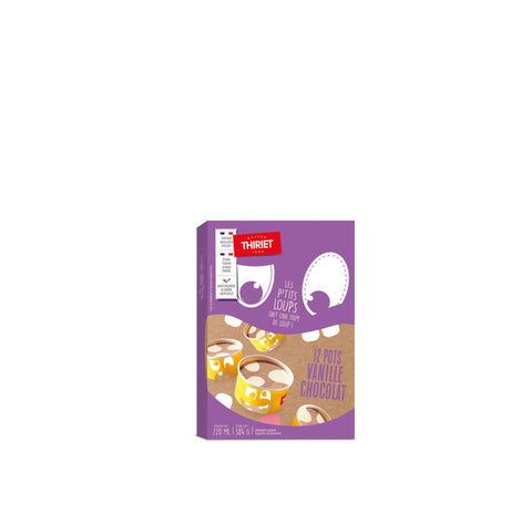 ICE CREAM CUPS VANILLA-CHOCOLATE 360G 12PC (#120642)